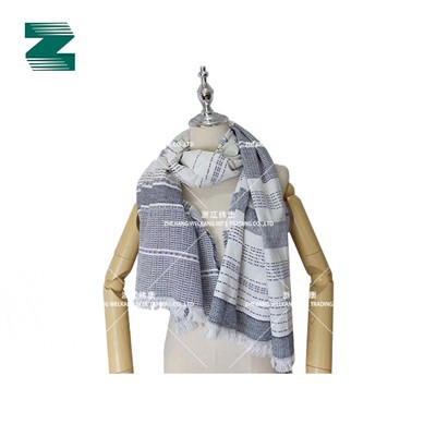 SCIALLE IN MISTO COTONE E LINO